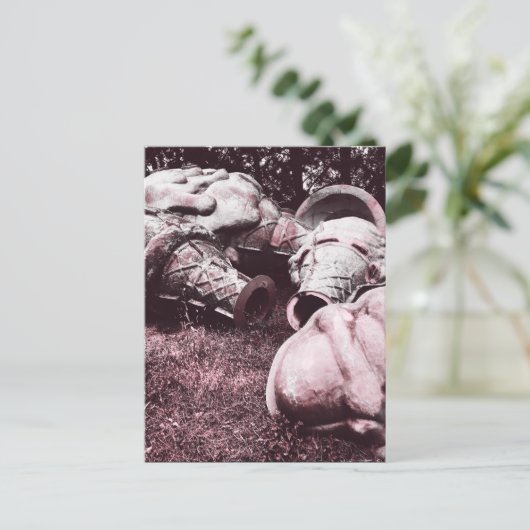 グラスファイバーのサマーアイスクリームのコーン ポストカード (スタンド正面)