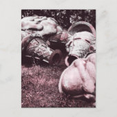 グラスファイバーのサマーアイスクリームのコーン ポストカード (正面)