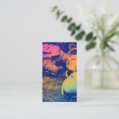 グラスファイバーのサマーアイスクリームのコーン 名刺 (スタンド正面)