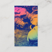 グラスファイバーのサマーアイスクリームのコーン 名刺 (正面)