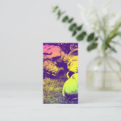 グラスファイバーのサマーアイスクリームのコーン 名刺 (スタンド正面)