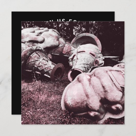 グラスファイバーのサマーアイスクリームのコーン 招待状 (正面/裏面)