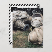 グラスファイバー墓地アイスクリームコーン ポストカード (正面/裏面)