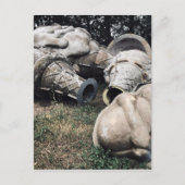 グラスファイバー墓地アイスクリームコーン ポストカード (正面)