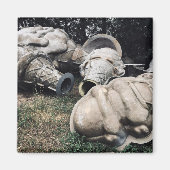 グラスファイバー墓地アイスクリームコーン マグネット (正面)