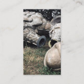 グラスファイバー墓地アイスクリームコーン 名刺 (正面)