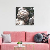 グラスファイバー墓地ビッグボーイとミルクパック キャンバスプリント (インサイチュ (リビング))