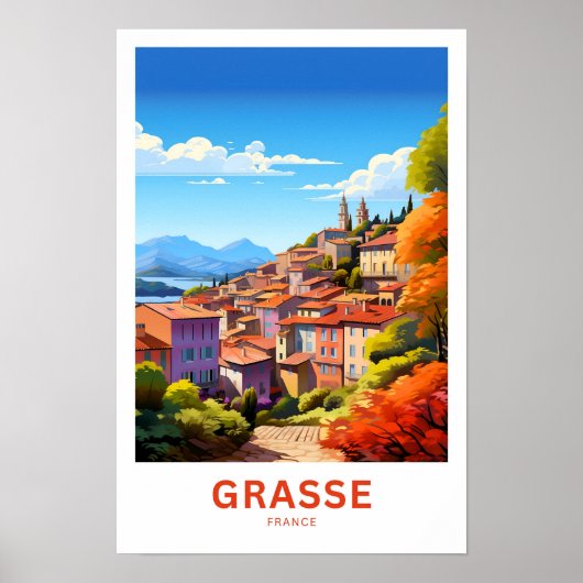 グラスフランストラベルプリント ポスター (正面)