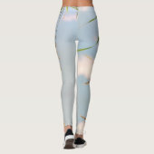 グラスブルースカイフィールドメドウ自然 レギンス (裏面)