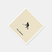 グラスホッケー選手 スタンダードカクテルナプキン (角)