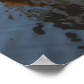 グラスボトムボートネグリリバージャマイカカンバスプリン ポスター (角)