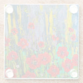 グラスポピーのコースター ガラスコースター (裏面)