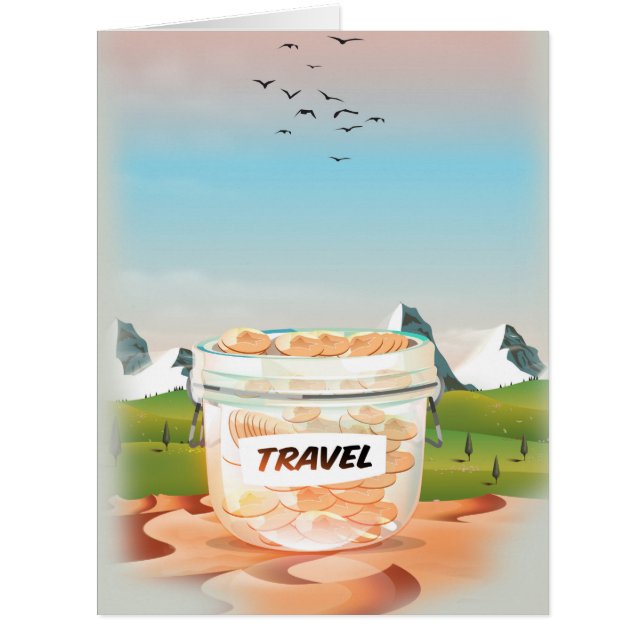 グラスマネー旅行用ジャー (正面)