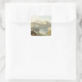 グラスミアはラングデールから落ちた、『the English Lak』 スクエアシール (バッグ)