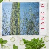 グラスミア湖のティータオル キッチンタオル (折り畳み)