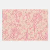 グラスメアガーデンヴィンテージモダン植物模様 ラッピングペーパーシート (正面3)