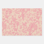 グラスメアガーデンヴィンテージモダン植物模様 ラッピングペーパーシート (正面2)