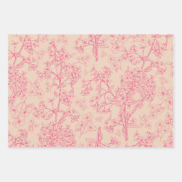 グラスメアガーデンヴィンテージモダン植物模様 ラッピングペーパーシート