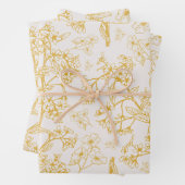 グラスメアガーデンヴィンテージモダン植物模様 ラッピングペーパーシート (インサイチュ)