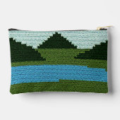グラスランド素朴レイクヒルズアーティザンクロシェプリント アクセサリーポーチ (裏面)