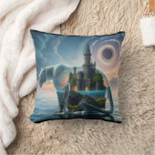 グラスレオパード宇宙城&バニー、パンダ&パピー クッション (ブランケット)