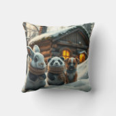 グラスレオパード宇宙城&バニー、パンダ&パピー クッション (裏面)