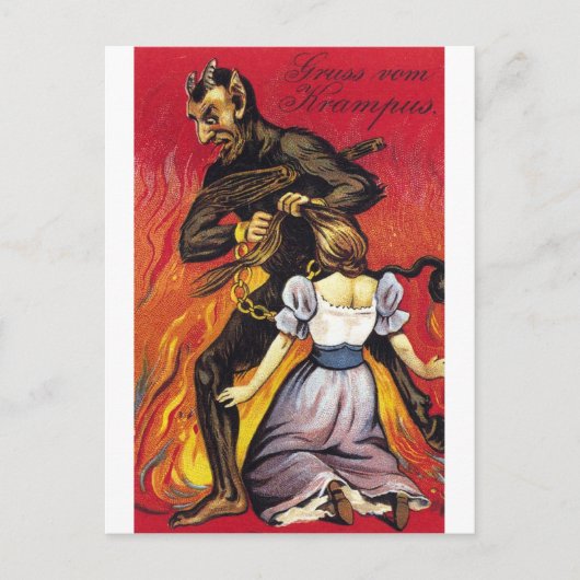 グラスヴォムクランプス ポストカード (正面)