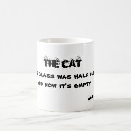 グラス半空猫 コーヒーマグカップ