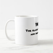 グラス半空猫 コーヒーマグカップ (左)