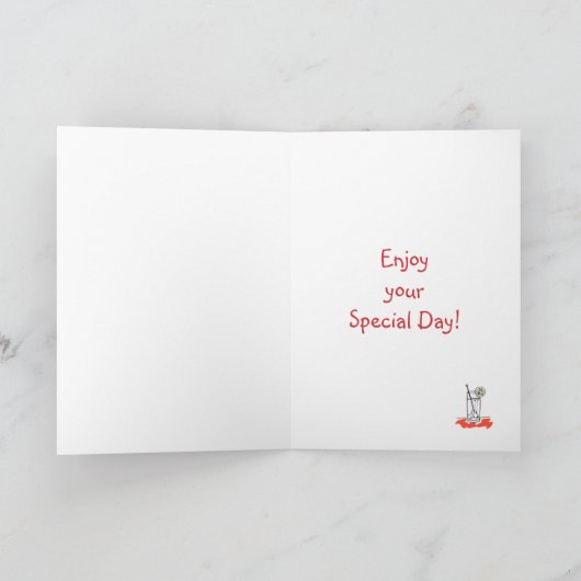 グラス誕生日 カード (内部)