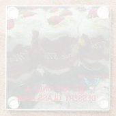 「グラス遠くに」コースター ガラスコースター (裏面)