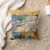 グラス・アリス・トゥィーテル・ディー・ダム・ソングを見ながら クッション (ブランケット)