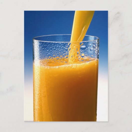 グラス・オブ・ジュース ポストカード (正面)