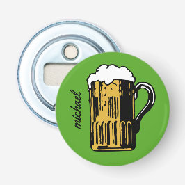 グラス・オブ・ビール名前をカスタムする&カラーボトルオープナー 栓抜き