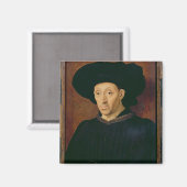 グラス・オブ・ワインを飲む人 マグネット (正面/裏面)