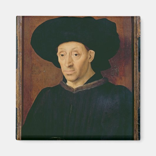 グラス・オブ・ワインを飲む人 マグネット (正面)