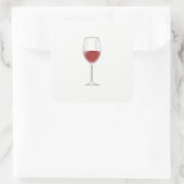 グラス・オブ・ワイン スクエアシール (バッグ)