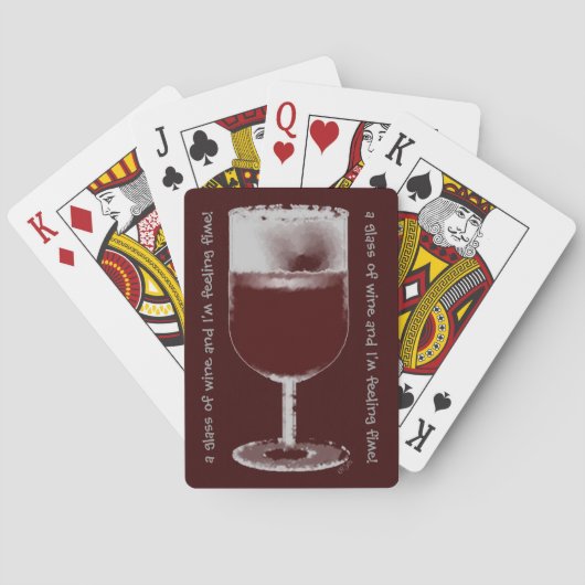 グラス・オブ・ワイン トランプ (裏面)