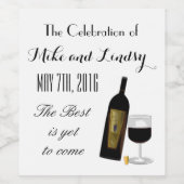 グラス・オブ・ワイン ワインラベル (シングルラベル)