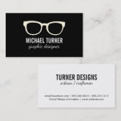 グラス（クリーム） 名刺 (正面/裏面)