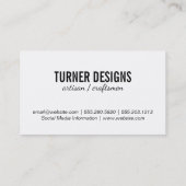 グラス（クリーム） 名刺 (裏面)