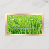 グラス |金ゴールド縁ど | QRコード 名刺 (裏面)