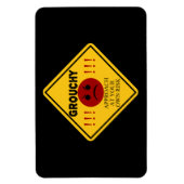 グラチ。自分の責任でアプローチ。 マグネット (縦)