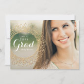 グラッきらめくド写真カード 案内状 (正面)