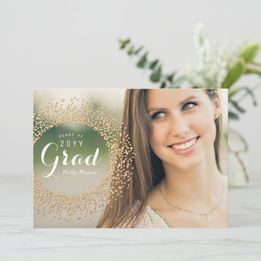 グラッきらめくド写真カード 案内状 (スタンド正面)