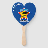 グラッすごいドハート編集可能な写真名（年） ハンドファン (正面)