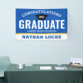 グラッはっきりしたド王室の・ブルー・おめでとう研究員 横断幕 (トレードショー)