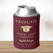 グラッエレガントドキャップブルゴーニュ金ゴールド卒業党 缶クーラー