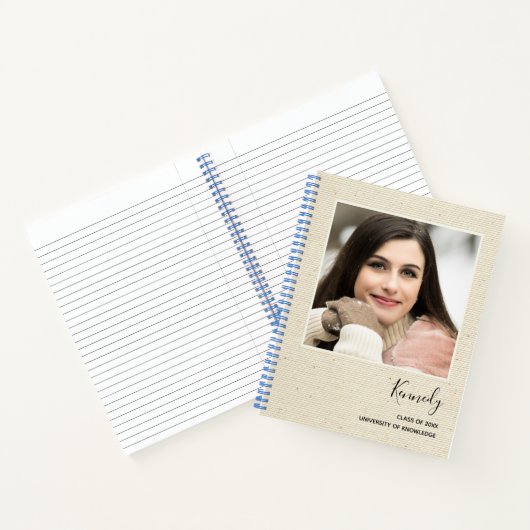 グラッエレガントドモダンパーティーゲストフォト卒業 ノートブック (内部)