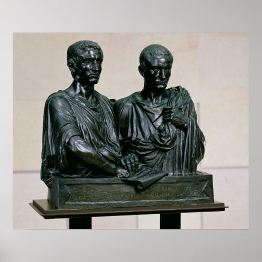 グラッキの墓碑, 1853 ポスター (正面)